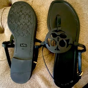 COACH Jaci sandals 91/2 black